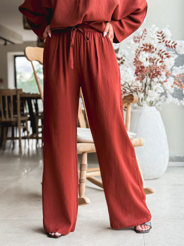 Pantalon Léonia - Brique
