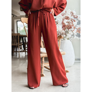 Pantalon Léonia - Brique