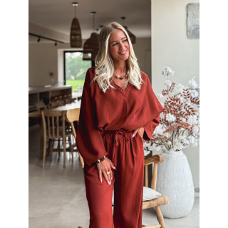 Blouse Léonia - Brique