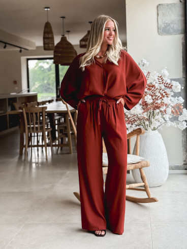 Blouse Léonia - Brique