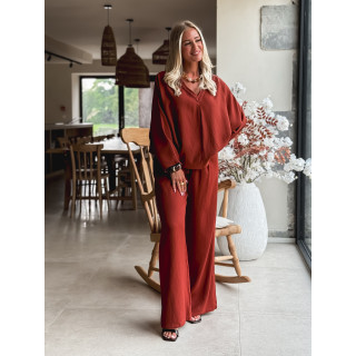 Blouse Léonia - Brique