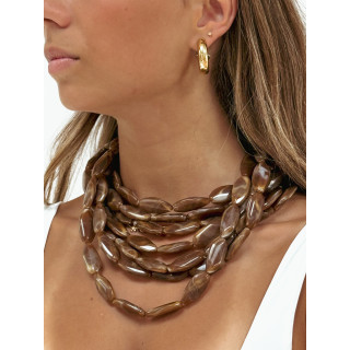 Collier Ashana - Marron