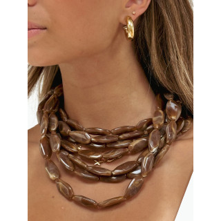 Collier Ashana - Marron