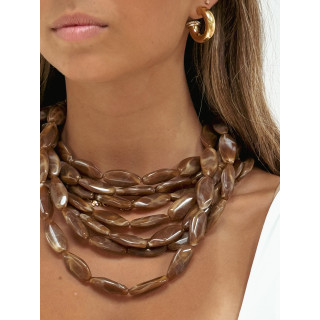 Collier Ashana - Marron