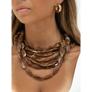 Collier Ashana - Marron