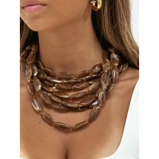 Collier Ashana - Marron