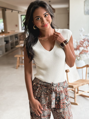 Pull sans manches Laélia - Gold