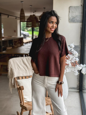 Pull Tillia - Chocolat