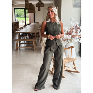 Gilet sans manches Alexane - Kaki