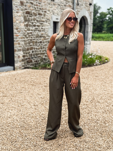 Gilet sans manches Alexane - Kaki