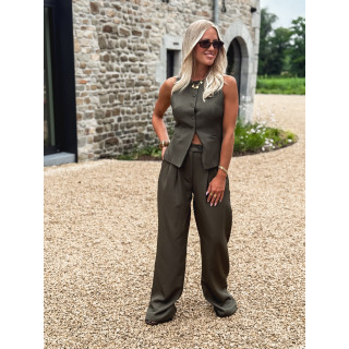 Gilet sans manches Alexane - Kaki