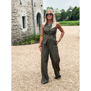 Gilet sans manches Alexane - Kaki