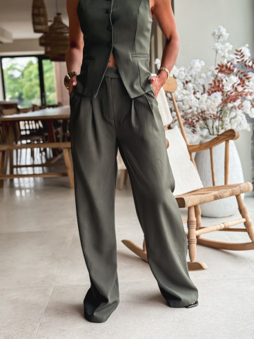 Pantalon Alexane - Kaki