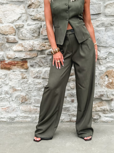 Pantalon Alexane - Kaki