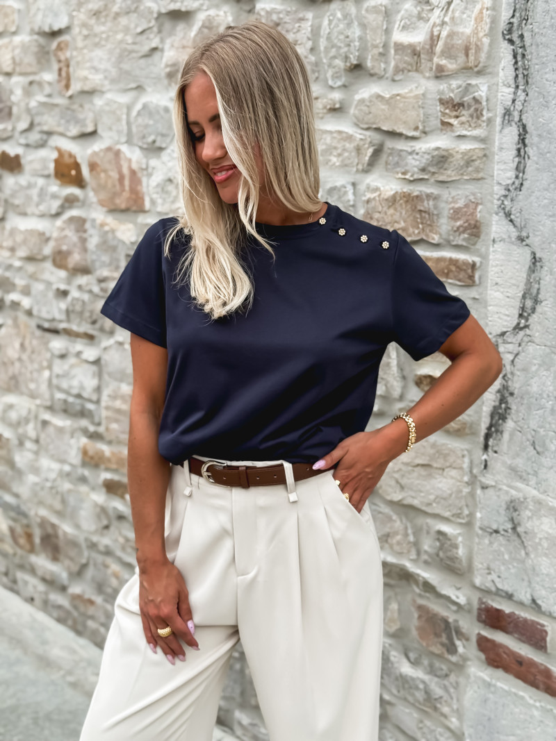 T-shirt Maïana - Bleu marine