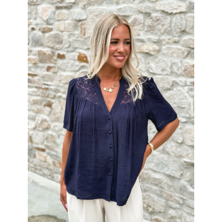 Chemisier Maïlyne - Bleu marine