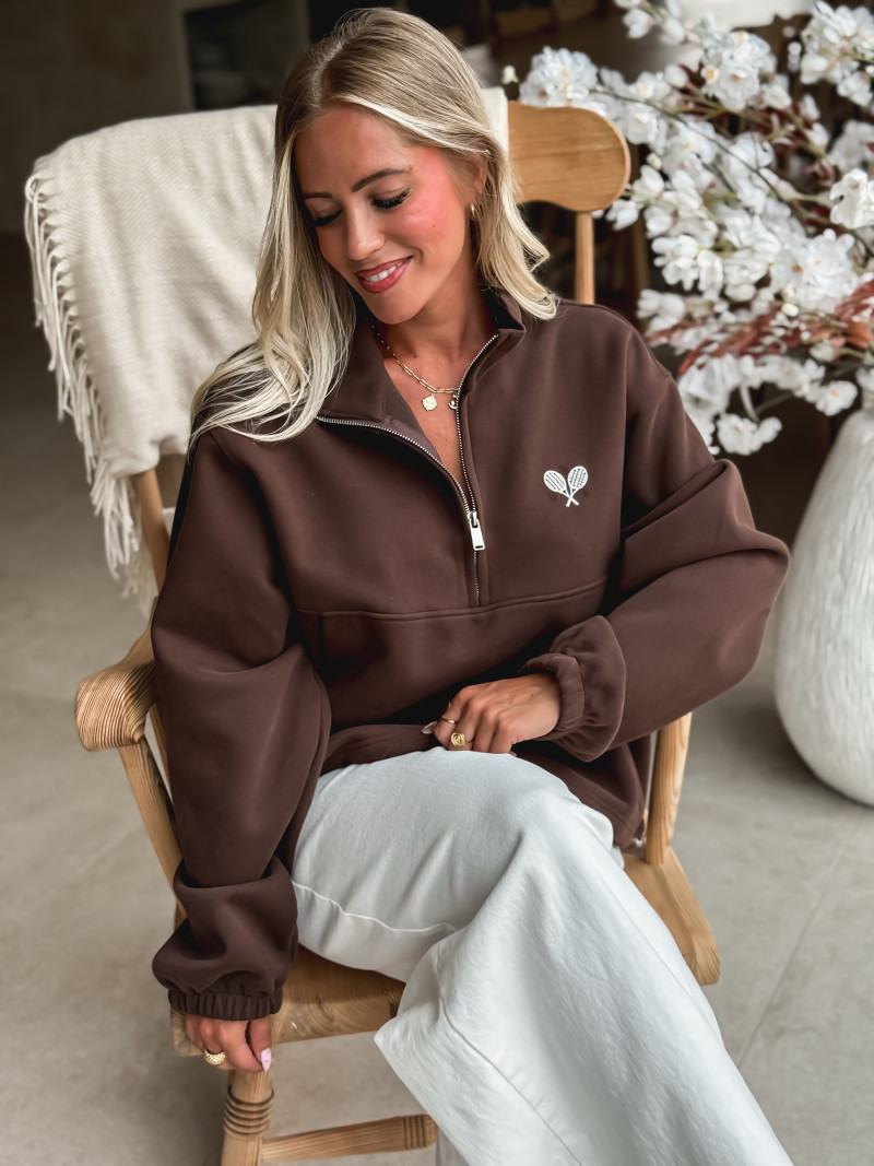 Pull Monaco - Chocolat