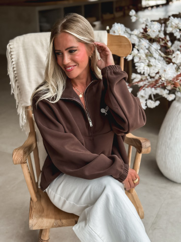 Pull Monaco - Chocolat