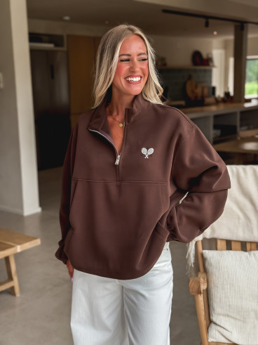 Pull Monaco - Chocolat