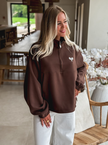 Pull Monaco - Chocolat