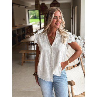 Chemisier Layanne - Blanc