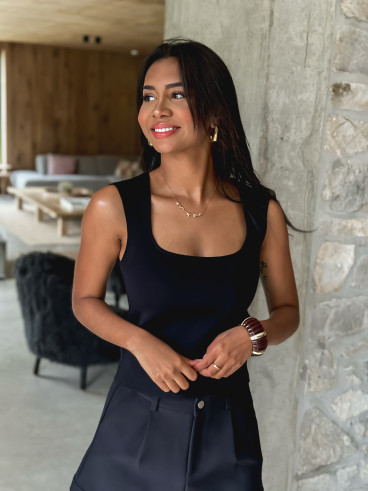 Blouse Caliopée - Noir