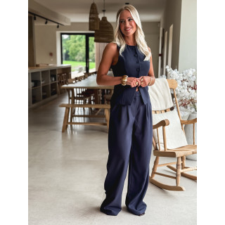 Gilet sans manches Alexane - Bleu Marine