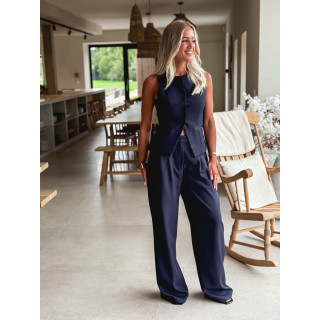 Gilet sans manches Alexane - Bleu Marine
