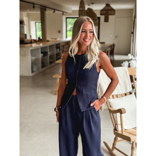Gilet sans manches Alexane - Bleu Marine
