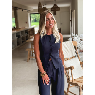 Gilet sans manches Alexane - Bleu Marine