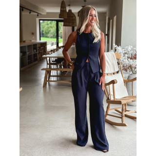 Gilet sans manches Alexane - Bleu Marine
