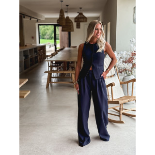 Gilet sans manches Alexane - Bleu Marine