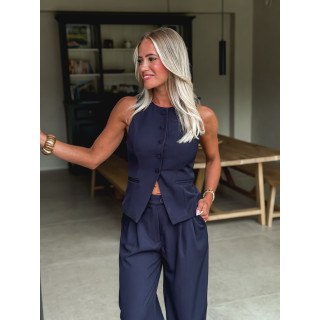 Gilet sans manches Alexane - Bleu Marine