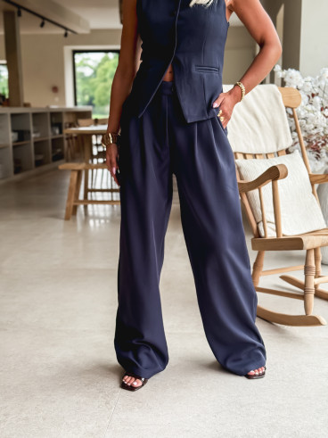 Pantalon Alexane - Bleu Marine