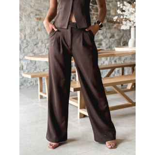 Pantalon Alexane - Chocolat