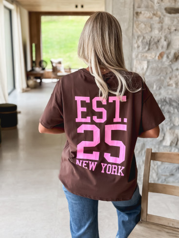 T-shirt Arizona - Chocolat