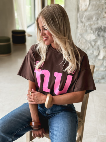 T-shirt Arizona - Chocolat