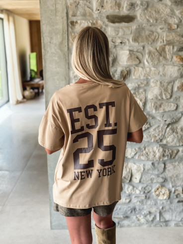 T-shirt Arizona - Beige foncé