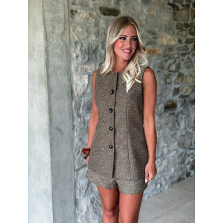 Gilet Enaya - Chocolat