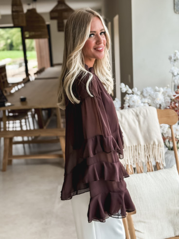 Blouse Sherine - Chocolat