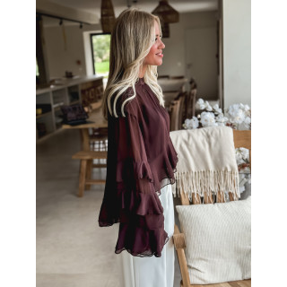 Blouse Sherine - Chocolat