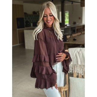 Blouse Sherine - Chocolat