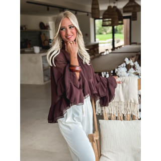 Blouse Sherine - Chocolat