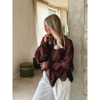 Blouse Sherine - Chocolat