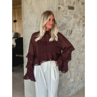 Blouse Sherine - Chocolat
