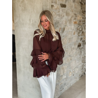 Blouse Sherine - Chocolat