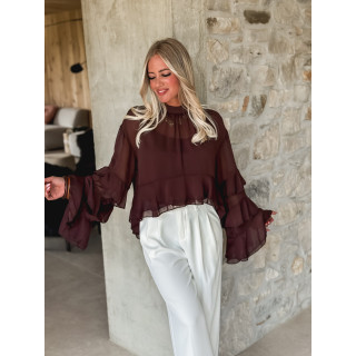 Blouse Sherine - Chocolat