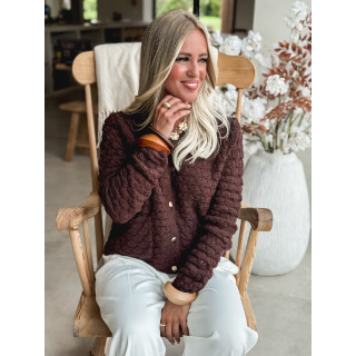 Gilet Enissa - Chocolat