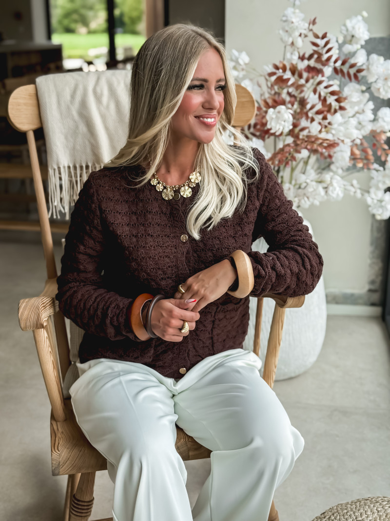 Gilet Enissa - Chocolat