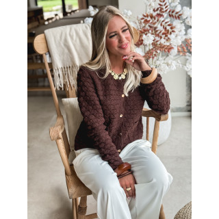 Gilet Enissa - Chocolat